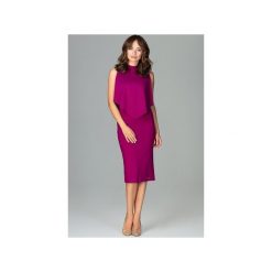 Luźna sukienka z wiązanymi rękawami. Niebieskie sukienki damskie Bird, xl, bez wzorów, bez kołnierzyka, bez rękawów. Za 365,00 zł.
