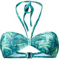 Stroje dwuczęściowe damskie: Wzorzysta góra od kostiumu kąpielowego typu halter bikini