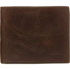 Portfele męskie: Fossil DERRICK Portfel dark brown
