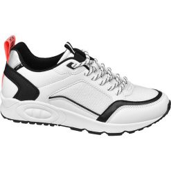 Białe sneakersy damskie Graceland z czarnymi i szarymi elementami Graceland białe. Szare sneakersy damskie Graceland, z materiału. Za 119,90 zł.