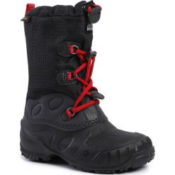 Śniegowce JACK WOLFSKIN - Iceland Texapore High K 4020561 S Black/Red. Czarne śniegowce chłopięce Jack Wolfskin, bez zapięcia. Za 349,00 zł.