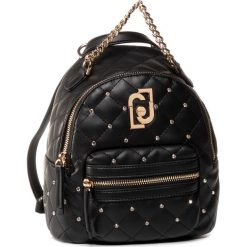 Plecak LIU JO - Xs Backpack AA0212 E0041 Nero 22222. Czarne plecaki damskie Liu Jo, bez wzorów, ze skóry ekologicznej, eleganckie. Za 559,00 zł.