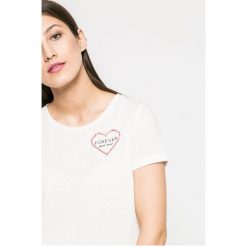 Only - Top. Szare topy damskie ONLY, l, z dzianiny, z okrągłym kołnierzem. W wyprzedaży za 24,90 zł.
