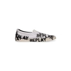 Tenisówki Replay Brecot. Białe trampki męskie marki Replay, bez wzorów, bez zapięcia. Za 225,06 zł.