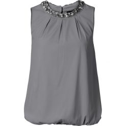 Bluzka bonprix szary. Koszulki damskie bonprix. Za 99,99 zł.