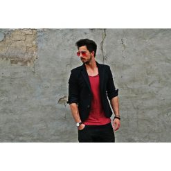 Exclusive Button Jacket black marynarka czarna. Czarne marynarki męskie slim fit Pakamera, z bawełny. Za 1249,00 zł.