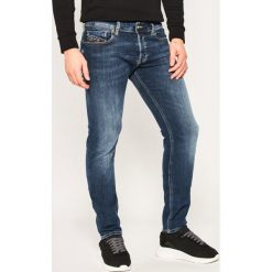Jeansy Skinny Fit Diesel Sleenker-X 00SWJG 0095F. Niebieskie jeansy męskie Diesel, m, bez wzorów. Za 649,00 zł.