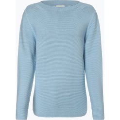 Marc O'Polo - Sweter damski, niebieski. Niebieskie swetry damskie Marc O'Polo, l, bez wzorów, z bawełny, bez rękawów, bez kaptura. Za 429,95 zł.