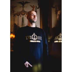 Bluza męska Yes.Sir. Żółte bluzy męskie marki Pakamera, m, z nadrukiem. Za 180,00 zł.