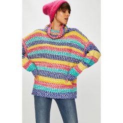 Medicine - Sweter Hand Made. Białe swetry damskie MEDICINE, s, bez wzorów, z poliesteru, z krótkim rękawem, krótkie, bez kaptura. W wyprzedaży za 79,90 zł.