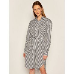 Sukienka koszulowa Polo Ralph Lauren Striped 211781122005. Białe sukienki damskie Polo Ralph Lauren, na co dzień, bez wzorów, polo, bez rękawów, proste. Za 789,00 zł.