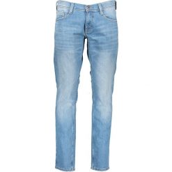 Dżinsy "Oregon" - Slim fit - w kolorze błękitnym. Niebieskie jeansy męskie Mustang Men, m, w paski, klasyczne. W wyprzedaży za 197,95 zł.