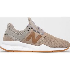 New Balance - Buty WS247CG. Szare buty sportowe damskie New Balance, bez wzorów, ze skóry, sportowe. W wyprzedaży za 329,90 zł.