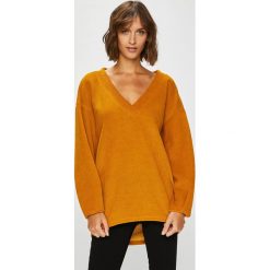 Answear - Sweter Heritage. Pomarańczowe swetry klasyczne damskie ANSWEAR, l, z dzianiny. W wyprzedaży za 99,90 zł.