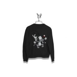 Bluza Itchy & Scratchy Męska. Czarne bluzy damskie Failfake, s, bez wzorów, bez kołnierzyka, bez rękawów, bez kaptura. Za 170,00 zł.