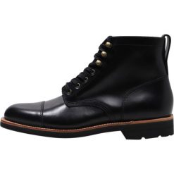 Botki męskie: J.CREW KENTON CAPTOE Botki sznurowane black
