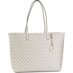 Torebka LAUREN RALPH LAUREN - Collins 40 White Logo 431783319002. Białe torebki klasyczne damskie Lauren Ralph Lauren, bez wzorów, ze skóry ekologicznej, klasyczne, na ramię, bez dodatków. Za 1019,00 zł.