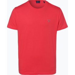 Gant - T-shirt męski, czerwony. Czerwone t-shirty męskie GANT, s, bez wzorów, z bawełny, bez kołnierzyka. Za 129,95 zł.