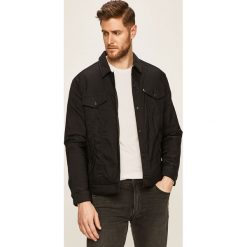 Levi's - Kurtka. Czarne płaszcze męskie Levi's®, s, bez wzorów, z elastanu, krótkie, bez kaptura. Za 459,90 zł.