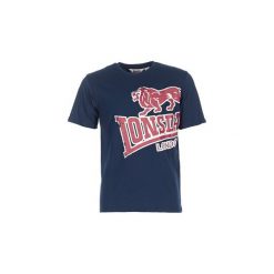 T-shirty z krótkim rękawem Lonsdale PLUSH. Niebieskie t-shirty męskie marki Lonsdale, s, bez wzorów, bez kołnierzyka, krótkie. Za 79,00 zł.