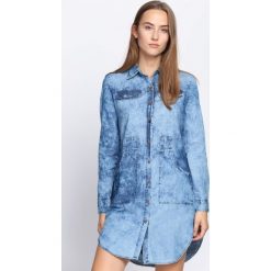 Niebieska Sukienka Unicorn Tears. Niebieskie sukienki marki Born2be, z jeansu. Za 59,99 zł.