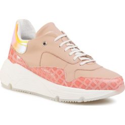 Sneakersy HEGO'S MILANO - 1270C Rosa. Różowe półbuty damskie Hego's Milano, ze skóry ekologicznej. Za 549,00 zł.