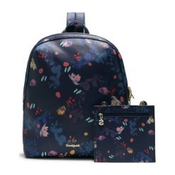 Desigual Plecak Damski Nova Madeira Ciemnoniebieski. Czarne plecaki damskie Desigual, z materiału. Za 350,00 zł.
