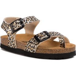 Sandały DR. BRINKMANN - 510336 S Leo. Pomarańczowe sandały dziewczęce Dr. Brinkmann, ze skóry ekologicznej, bez zapięcia. Za 129,00 zł.