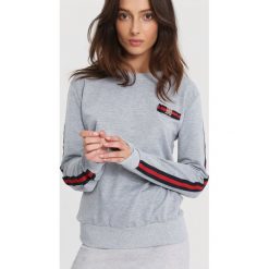 Szaro-Granatowa Bluza Alecia. Szare bluzy damskie marki other, l. Za 49,99 zł.