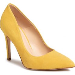 Szpilki SOLO FEMME - 34201-A8-G22/000-04-00 Żółty. Żółte półbuty damskie ze skóry, eleganckie. Za 339,00 zł.