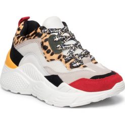Sneakersy STEVE MADDEN - Antonia SM11000745-03004-969 Leopard. Brązowe półbuty damskie Steve Madden, ze skóry. W wyprzedaży za 419,00 zł.
