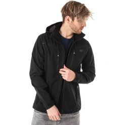 Kurtki sportowe męskie: 4f Kurtka męska softshell H4L18-SFM003 czarna r. L