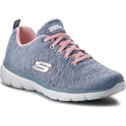 Buty SKECHERS - Flex Appeal 3.0 13062/SLTP Slate/Pink. Niebieskie buty sportowe damskie Skechers, bez wzorów, z tworzywa sztucznego, sportowe, na fitness i siłownię. W wyprzedaży za 199,00 zł.