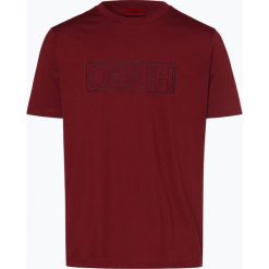 HUGO - T-shirt męski – Dicagolino, czerwony. Czerwone t-shirty męskie HUGO, s, bez wzorów, bez kołnierzyka. Za 249,95 zł.
