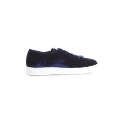 Buty Santoni MBCN20512BA6RVTBU85. Niebieskie trampki męskie Santoni, bez wzorów, bez zapięcia. Za 911,43 zł.