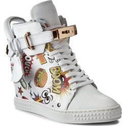 Sneakersy CARINII - B3767/FB G34-000-000-B88. Białe półbuty damskie marki Carinii, ze skóry. W wyprzedaży za 289,00 zł.