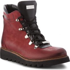 Botki EVA MINGE - Pontevedra 18SM1372541EF 434. Czerwone buty zimowe damskie marki Eva Minge, z nubiku. Za 519,00 zł.