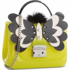 Torebka FURLA - Candy Melita 961712 B BQA5 J63 Ranuncolo e/Onyx. Żółte torebki klasyczne damskie marki Furla, z tworzywa sztucznego, bez dodatków. W wyprzedaży za 709,00 zł.