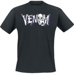 Venom (Marvel) Logo T-Shirt czarny. Czarne t-shirty męskie z nadrukiem Venom (Marvel), xl, z okrągłym kołnierzem. Za 74,90 zł.