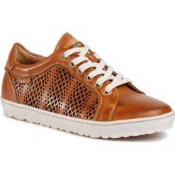 Sneakersy PIKOLINOS - 901-6875 Brandy. Pomarańczowe półbuty damskie Pikolinos, na co dzień, bez wzorów, ze skóry, bez obcasa, bez zapięcia. W wyprzedaży za 329,00 zł.