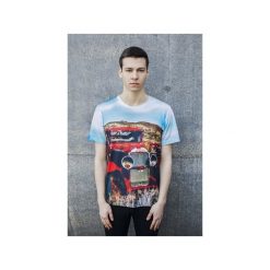 T-shirt Oldtimer. Szare t-shirty męskie Bahabay, m, z nadrukiem, z bawełny, bez kołnierzyka. Za 83,30 zł.