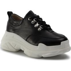 Sneakersy EVA MINGE - EM-11-05-000051 101. Czarne półbuty damskie Eva Minge, ze skóry. W wyprzedaży za 299,00 zł.