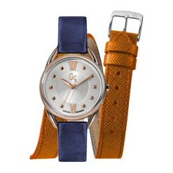 Zegarek "Y13004L1" w kolorze granatowo-złotym. Niebieskie, analogowe zegarki damskie Liu Jo, Guess, złote. W wyprzedaży za 399,95 zł.