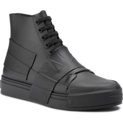Sneakersy MELISSA - Crew Ad 32437 Black/Black 50481. Czarne półbuty damskie Melissa, z tworzywa sztucznego. W wyprzedaży za 299,00 zł.