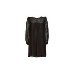Sukienki krótkie Moony Mood BREYAT. Czarne sukienki damskie marki Moony Mood, s, bez wzorów, bez kołnierzyka, z krótkim rękawem, krótkie, mini. Za 119,20 zł.