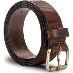Pasek Męski WRANGLER - Roller Belt W0B40U181 100 Cognac. Brązowe paski męskie Wrangler, w paski, ze skóry. W wyprzedaży za 149,00 zł.