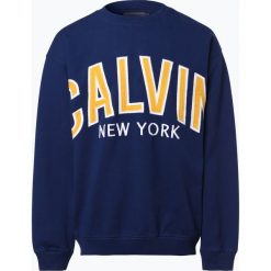 Bejsbolówki męskie: Calvin Klein Jeans – Męska bluza nierozpinana, niebieski