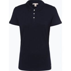 Esprit Casual - Damska koszulka polo, niebieski. Niebieskie koszulki damskie polo marki Esprit Casual, l, bez wzorów, z bawełny, polo, bez rękawów, bez kaptura. Za 129,95 zł.
