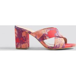 Klapki damskie: Gestuz Klapki mules Soffy – Red,Multicolor