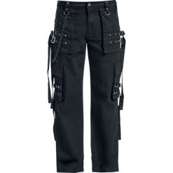 Bojówki męskie: Black Premium by EMP Marc (Loose Fit) Spodnie czarny